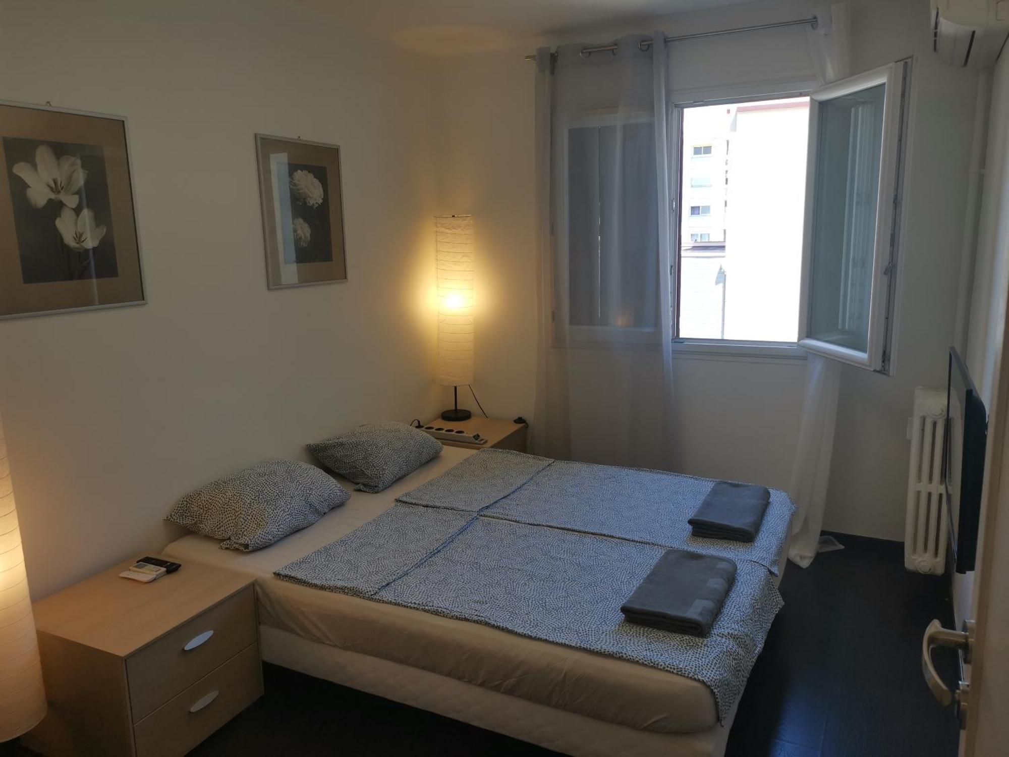 The Nice - 3 Rooms, 3Air Cond, 3Tv, 3Fans, 2 Wc, Wifi Everywhere 5Min Aeroport, Train, Beach, 1Min Tram, 15 Min Centre, Port, Parking Possible Esterno foto